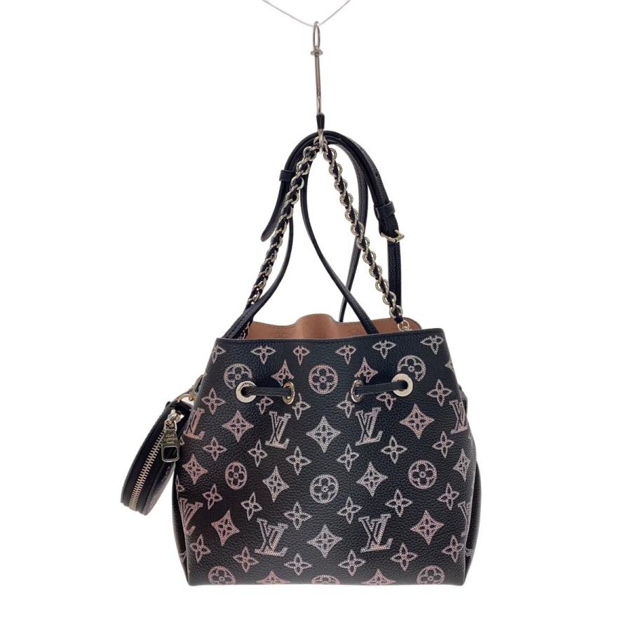 希少　日本限定　マヒナ　ベラ・トート　フライトモード LOUIS VUITTON◇ベラ/マヒナフライトモード/ハンドバッグ/レザー/BLK
