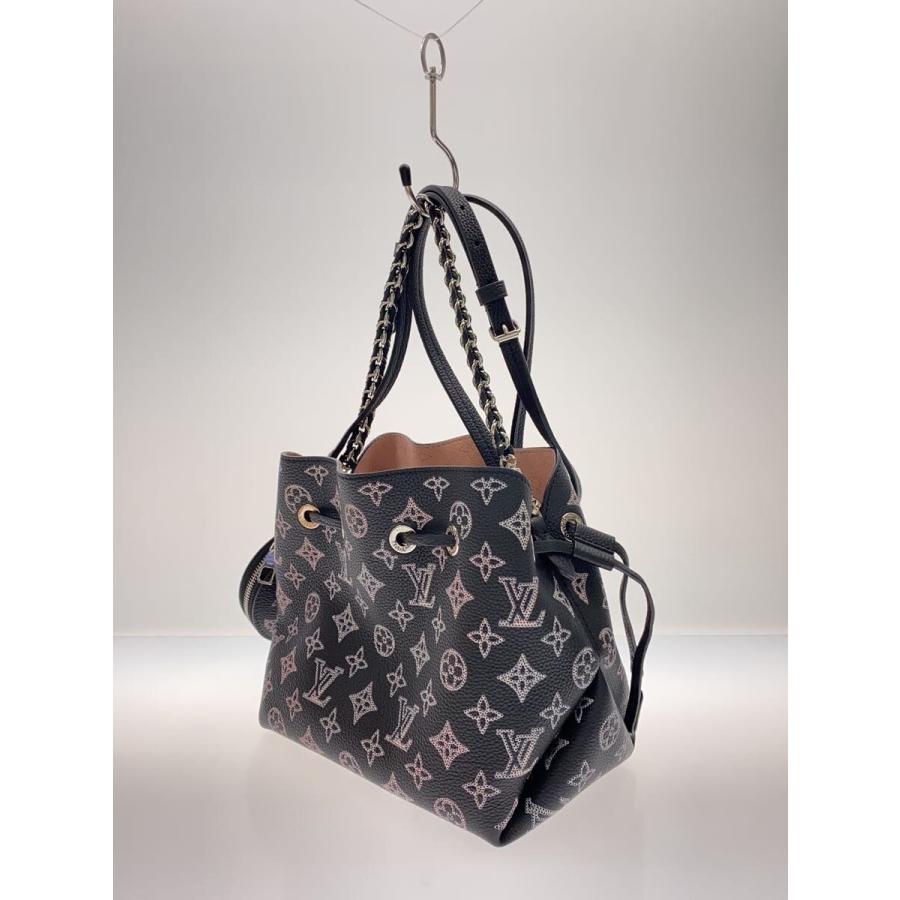 希少　日本限定　マヒナ　ベラ・トート　フライトモード LOUIS VUITTON◇ベラ/マヒナフライトモード/ハンドバッグ/レザー/BLK