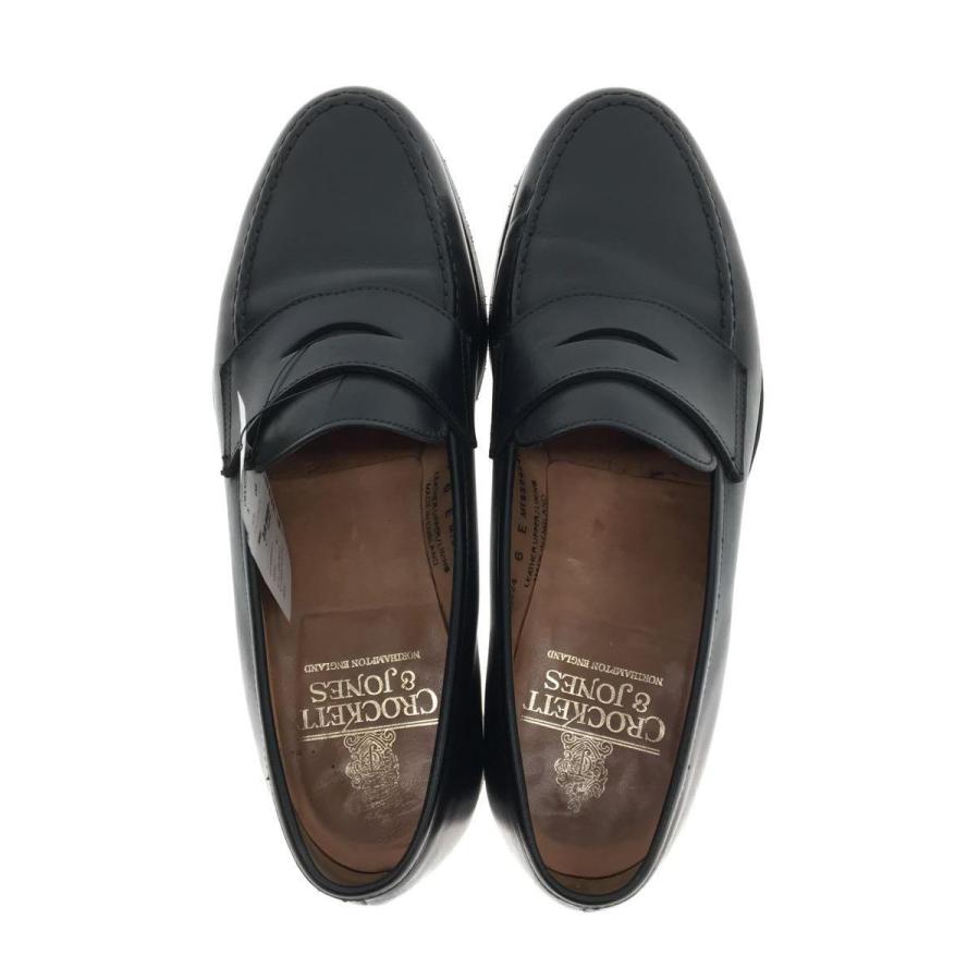 CROCKETT&JONES◆BOSTON 2/ローファー/UK6/BLK/レザー/26224｜ssol-shopping｜03