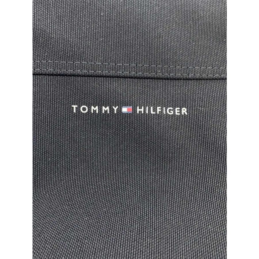 TOMMY HILFIGER◆トートバッグ/--/BLK/ショルダーストラップ付属｜ssol-shopping｜05