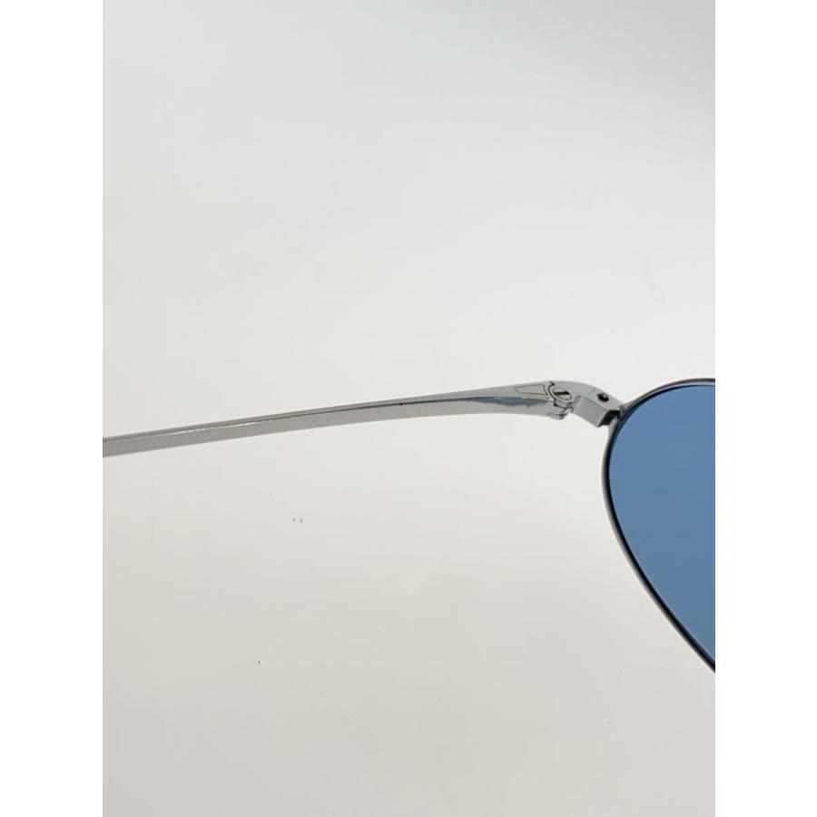 白山眼鏡店◇サングラス/オーバル/SLV/BLU/メンズ// : セカンド 白山眼鏡店◇サングラス/オーバル/SLV/BLU/メンズ// : セカンド