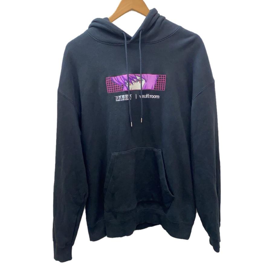 vaultroom◇×攻殻機動隊SAC/MOTOKO HOODIE/パーカー/XL/コットン/BLK  