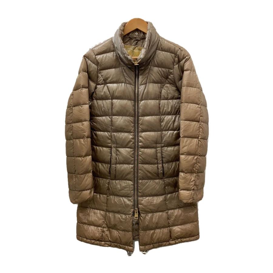 HERNO◇ロングダウンジャケット/42/ナイロン/BRW/変色有 : セカンド