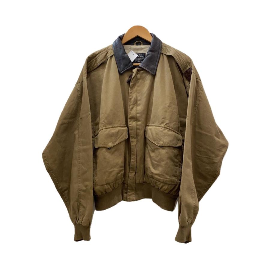 AVIREX◇COTTON A-2 JACKET/フライトジャケット/S/コットン/BRW 