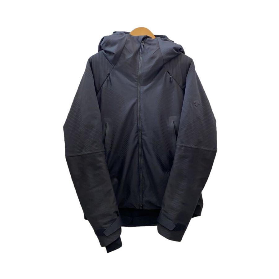 DESCENTE◇ALPINE/水沢ダウン/ダウンジャケット/O/ポリエステル/BLK