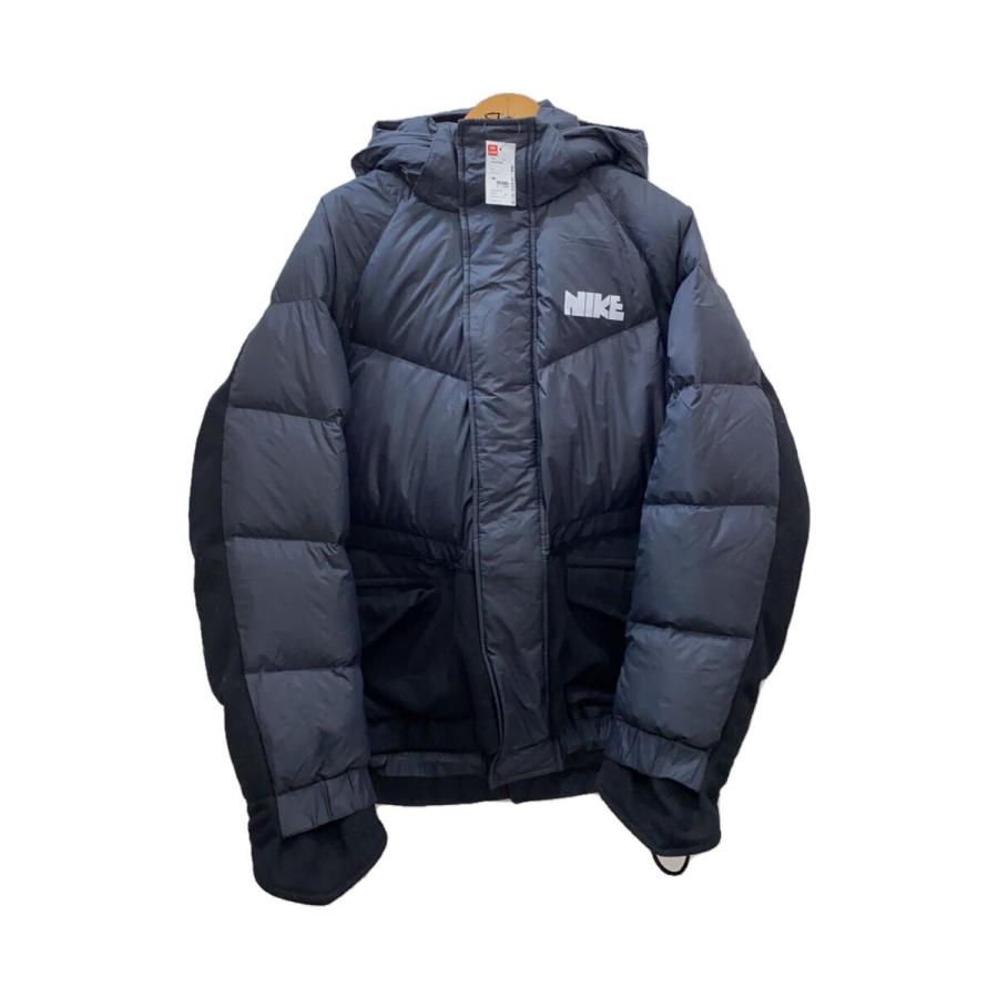 sacai◇20AW/NRG RH PARKA/ダウンジャケット/L/ナイロン/BLK/CT3269