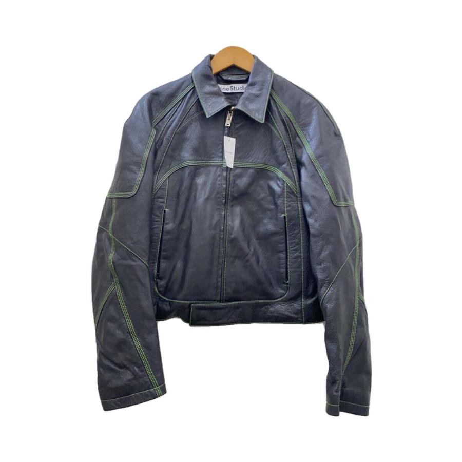 Acne Studios(Acne)◇24AW/レザージャケット・ブルゾン/46/レザー/BLK 
