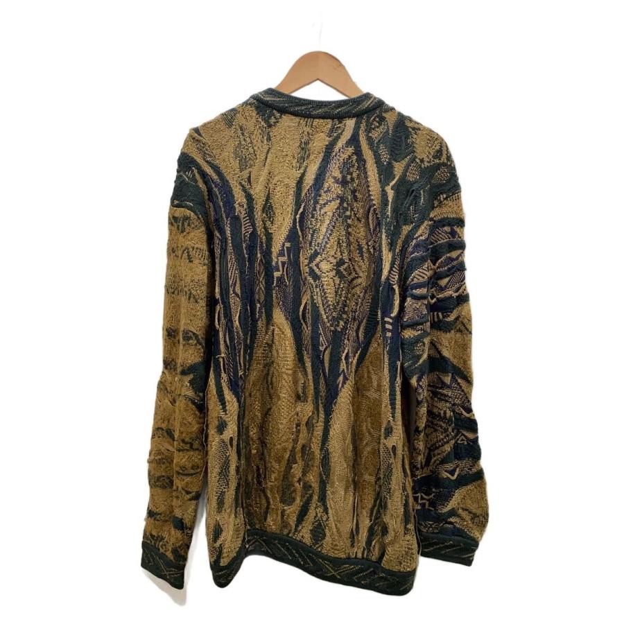 COOGI◇3Dニット/ニット・セーター(厚手)/L/レーヨン/BEG/総柄