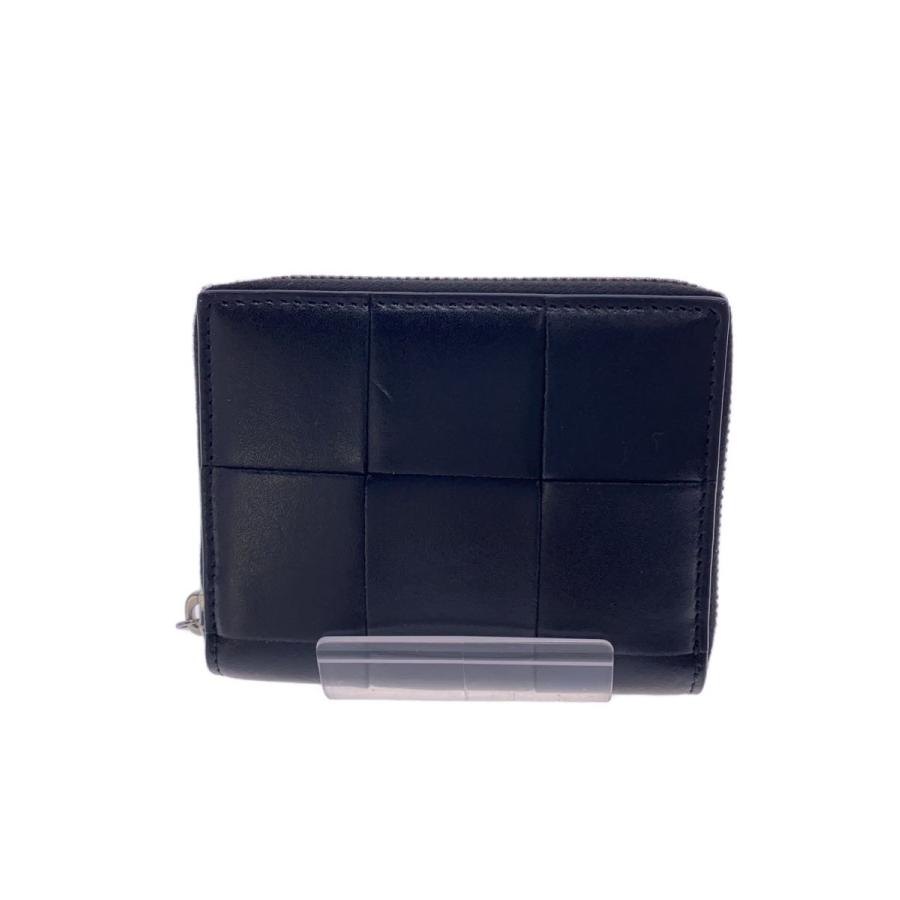 BOTTEGA VENETA◇カセット/マキシイントレチャート/2つ折り財布/レザー