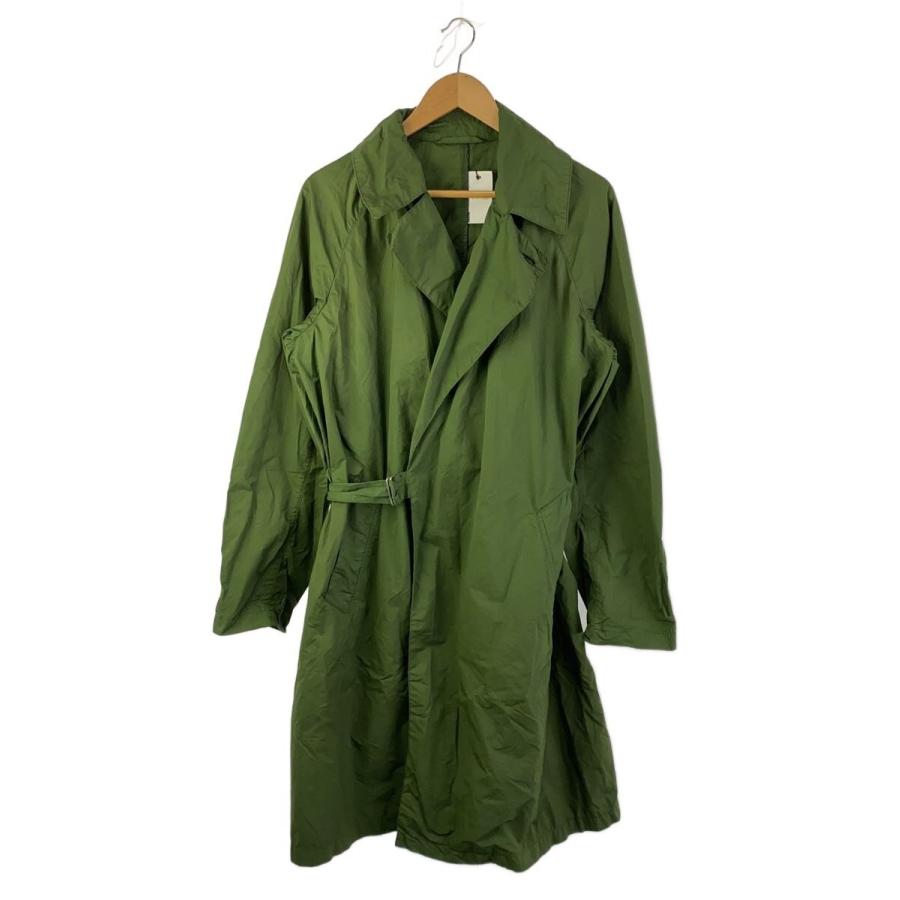 COMOLI◇タイプライタータイロッケンコート/2/ポリエステル/GRN/15S