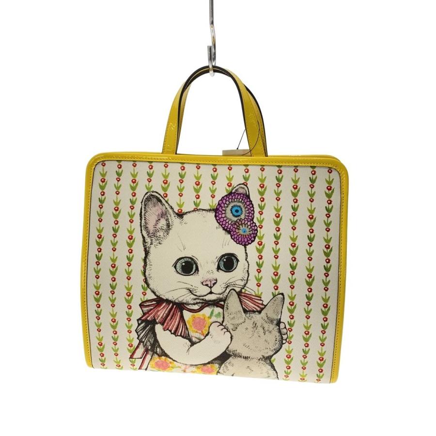 GUCCI×ヒグチユウコ　チルドレンハンドバッグ GUCCI◇ヒグチユウコ/チルドレンズ/ハンドバッグ/キャンバス/YLW