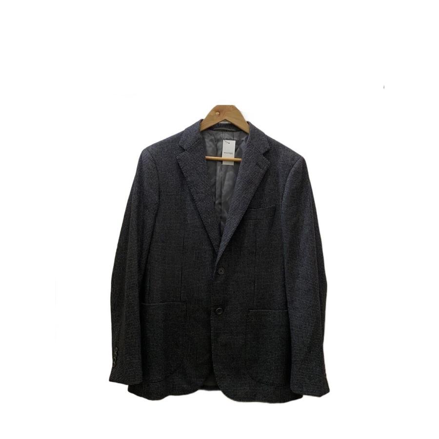UNITED ARROWS◇テーラードジャケット/50/ウール/GRY/チェック/1122