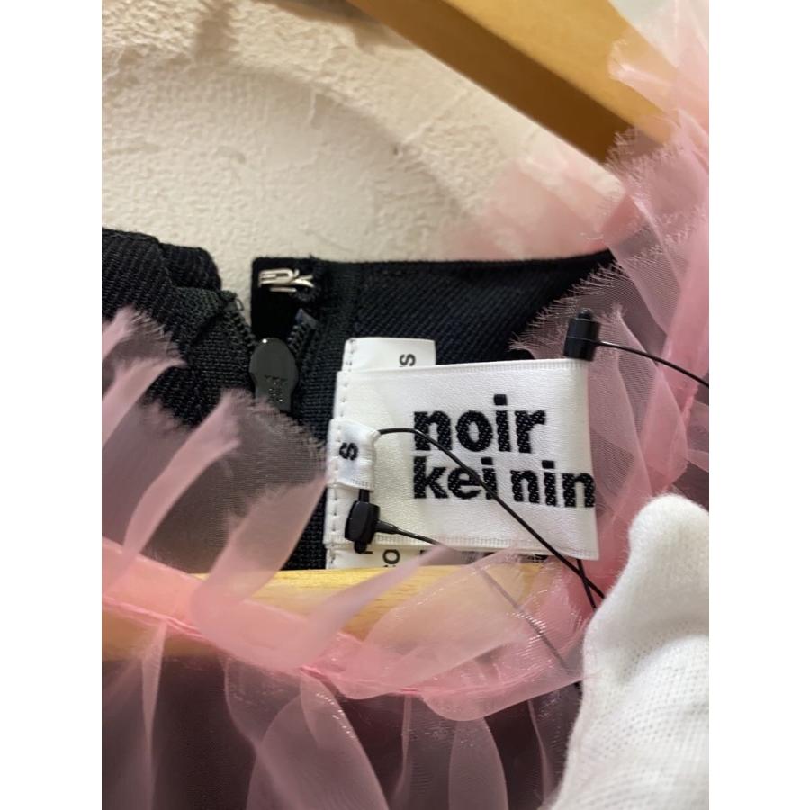 noir kei ninomiya◆25AW/半袖ワンピース/S/ウール/BLK/3P-O001//_2