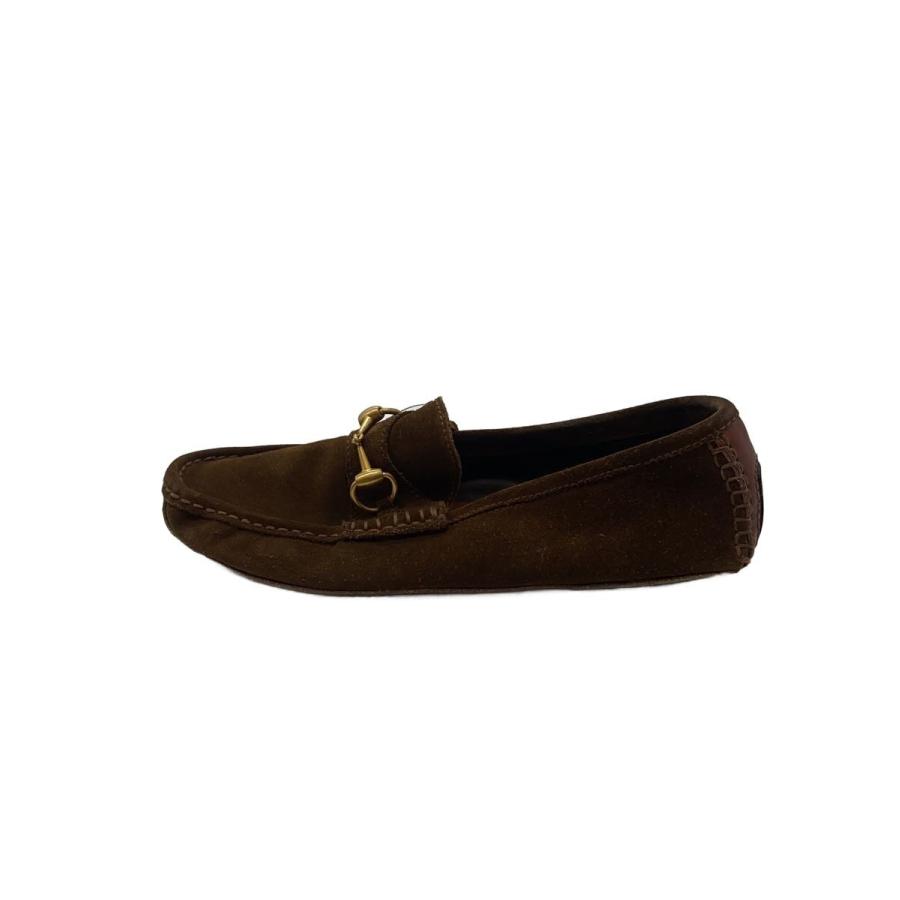 GUCCI◇ホースビット/ドライビングシューズ/ローファー/UK8.5/BRW