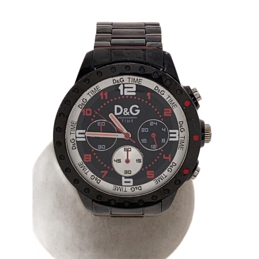 DOLCE&GABBANA 腕時計 DOLCE&GABBANA◇クォーツ腕時計/アナログ/ステンレス/BLK/BLK/SS