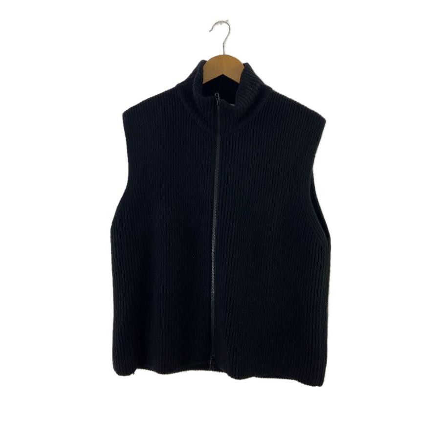 URU◇ニットベスト(厚手)/2/アルパカ/BLK/無地/20FBA01 URU◇ニットベスト(厚手)/2/アルパカ/BLK/無地/20FBA01