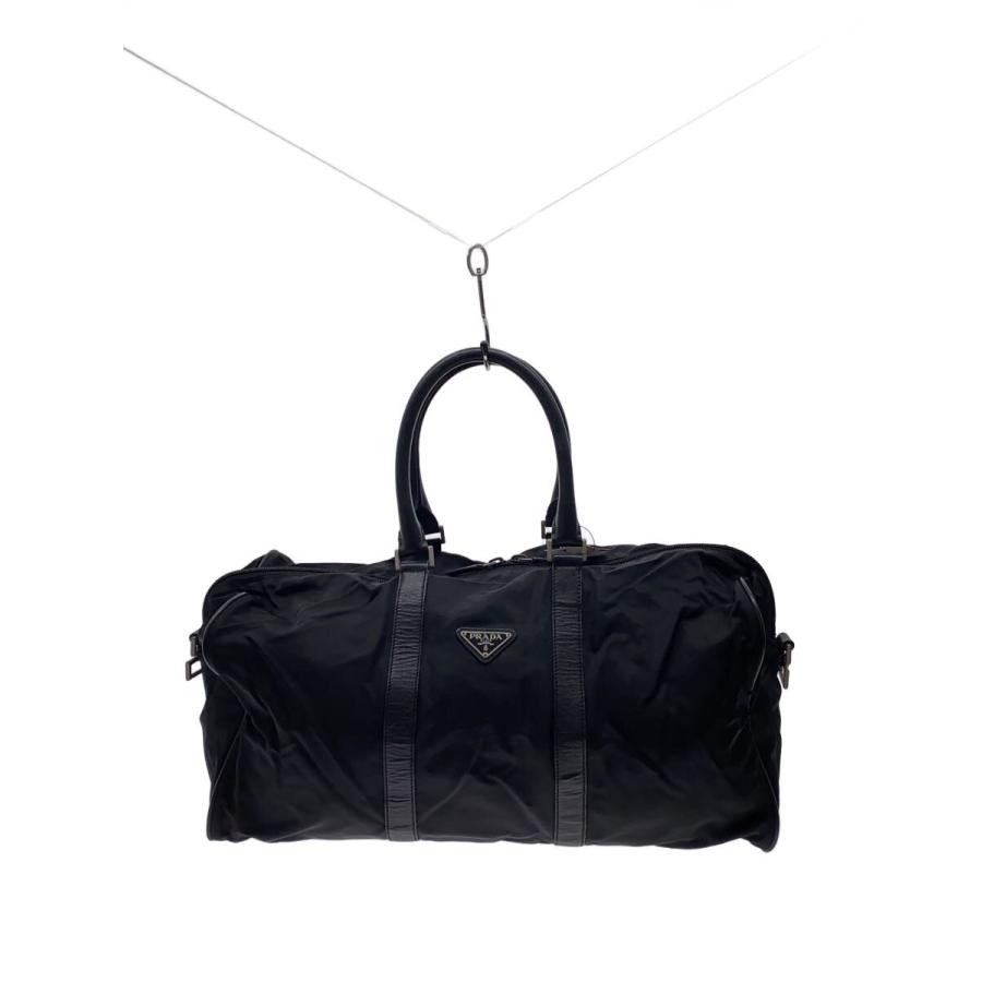 PRADA ボストンバッグ ブラック PRADA◇ボストンバッグ/ナイロン/BLK// : セカンドストリートYahoo!店