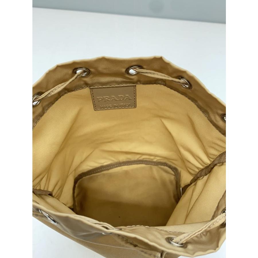 美品　PRADA ナイロン巾着ポーチ ベージュ PRADA プラダ ナイロン 巾着ポーチ ベージュ 13299-202405 | rean
