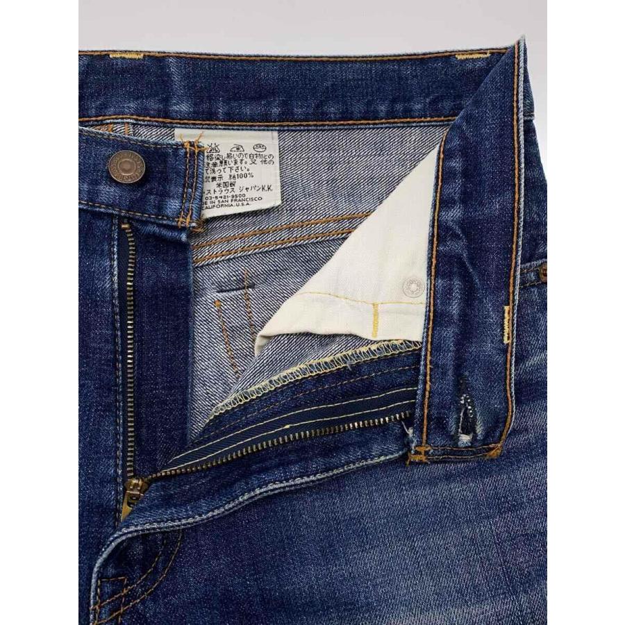 Levi’s◆ブーツカットパンツ/31/デニム/IDG/517/ボタン裏555/バレンシア工場/BIGE/USA製｜ssol-shopping｜03