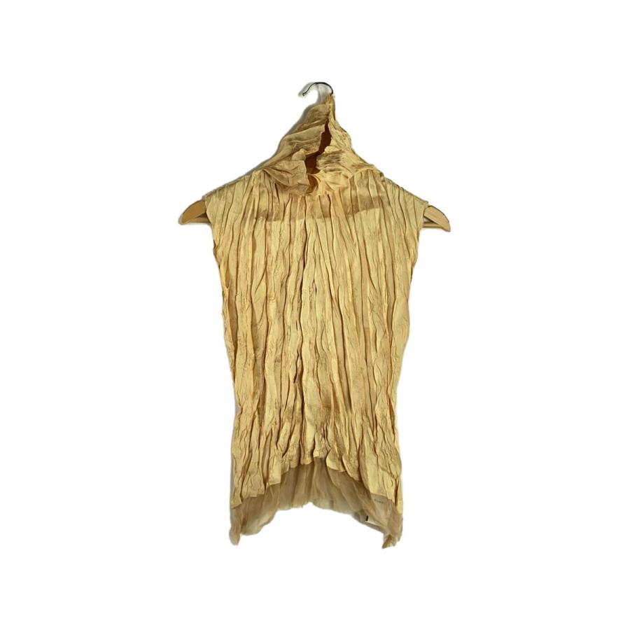 PLEATS PLEASE ISSEY MIYAKE◇ノースリーブブラウス/3/ポリエステル 