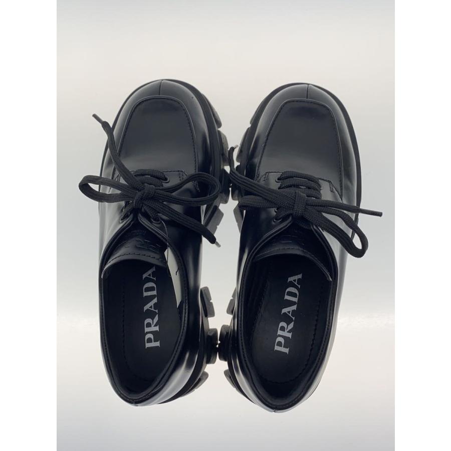 送料無料/PRADA プラダ レザー エナメル ブーティ/サイズ 35 5 (22 5cm 