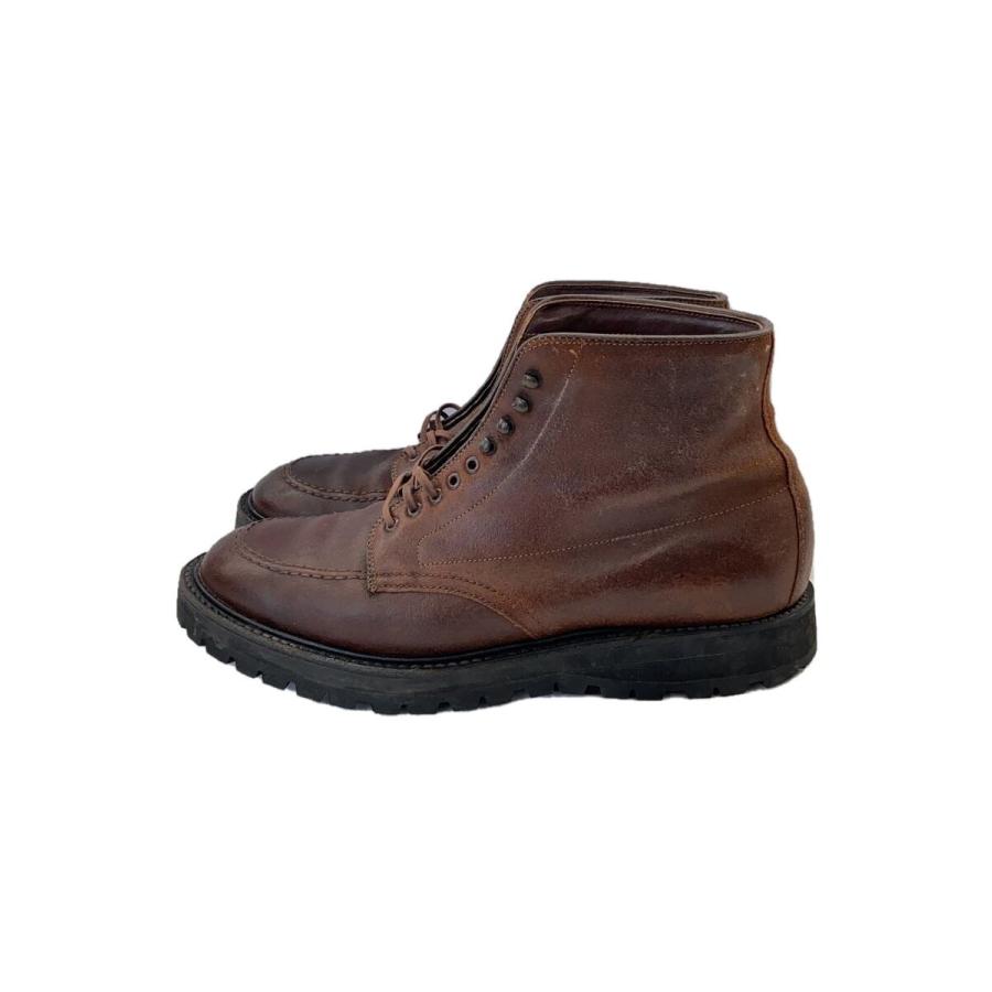 オールデン レースアップ レザーブーツ 　US 7.5 Alden◇レースアップブーツ/US7.5/BRW/レザー : セカンドストリート