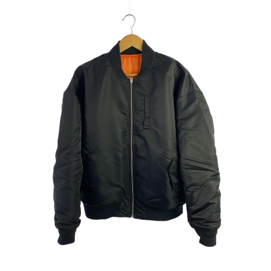 RVCA ブラック MA-1 フライトジャケット　size S RVCA◇MA-1/フライトジャケット/M/ナイロン/BLK/無地/BB042766