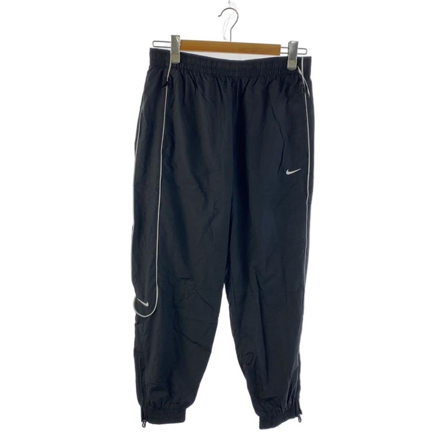 NIKE◇SOLO SWOOSH TRACK PANT/パンツ/L/ナイロン/BLK/FB8621-010