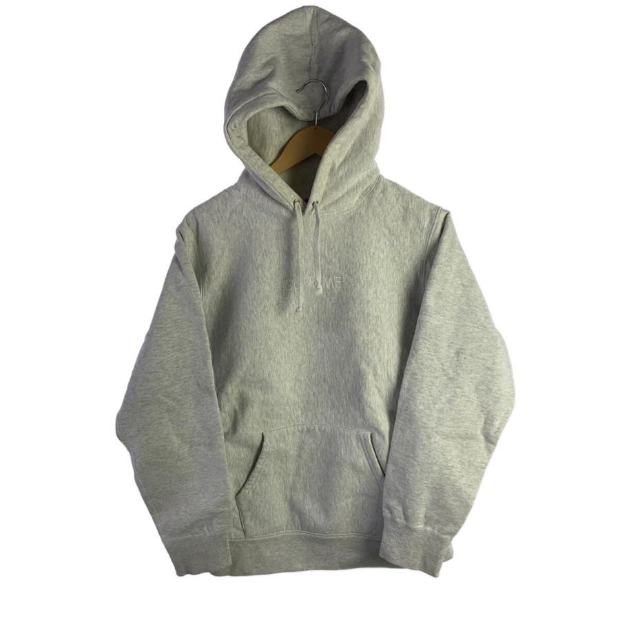 Supreme　SUPREME 　パーカー Supreme◇パーカー/L/コットン/BLK/METALLIC RIB HOODED SWEATSHIRT