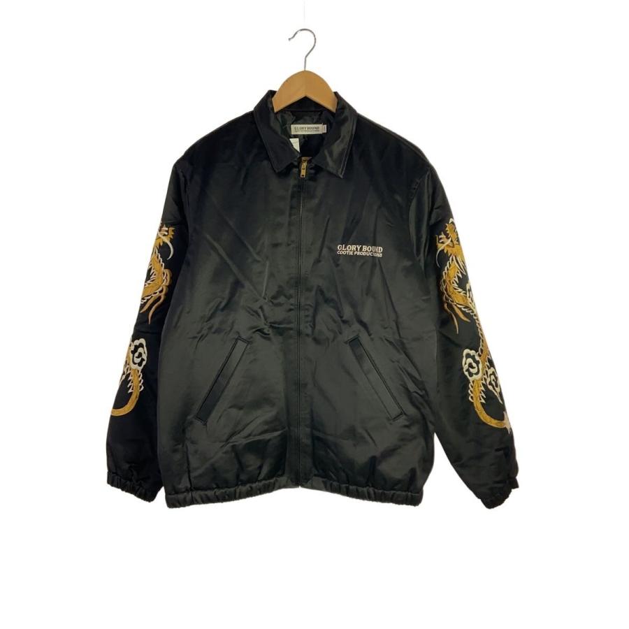 COOTIE◇スーベニアジャケット/L/コットン/ブラック/無地 : セカンド