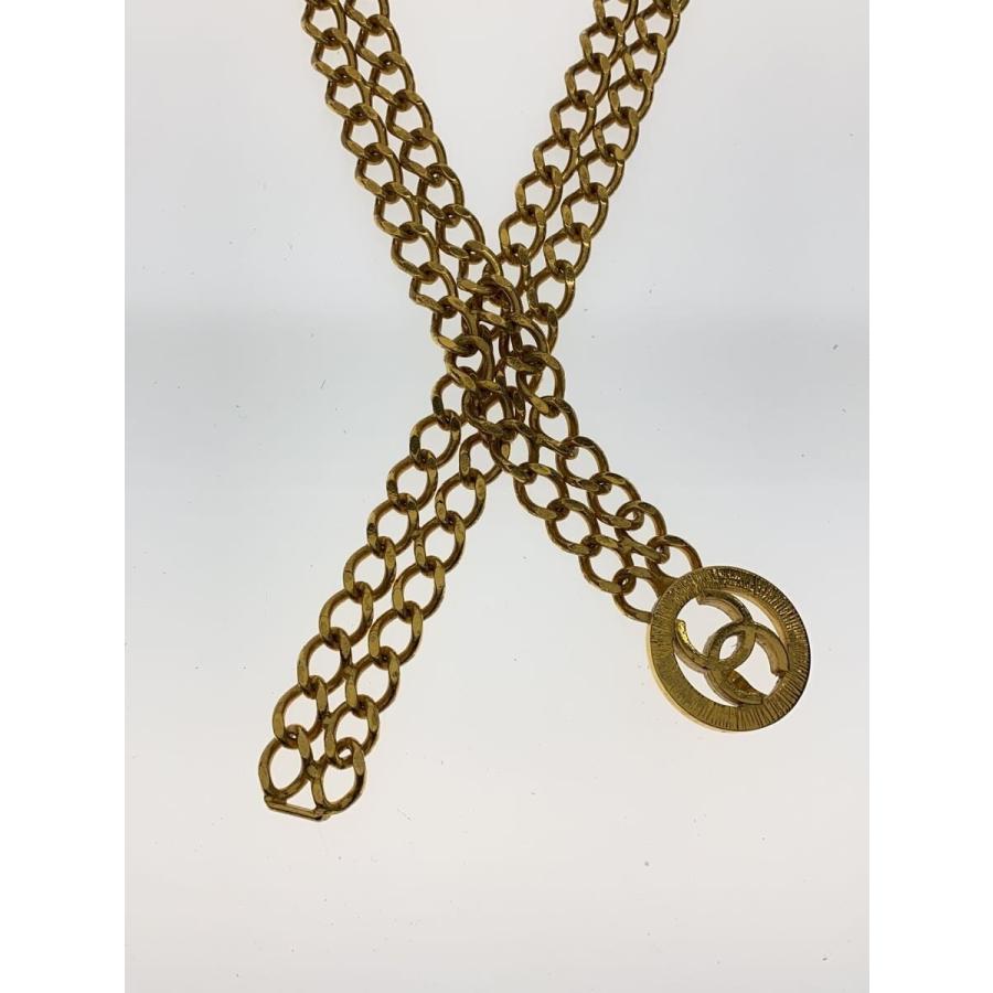 CHANEL◆ベルト/--/GLD/レディース//_1