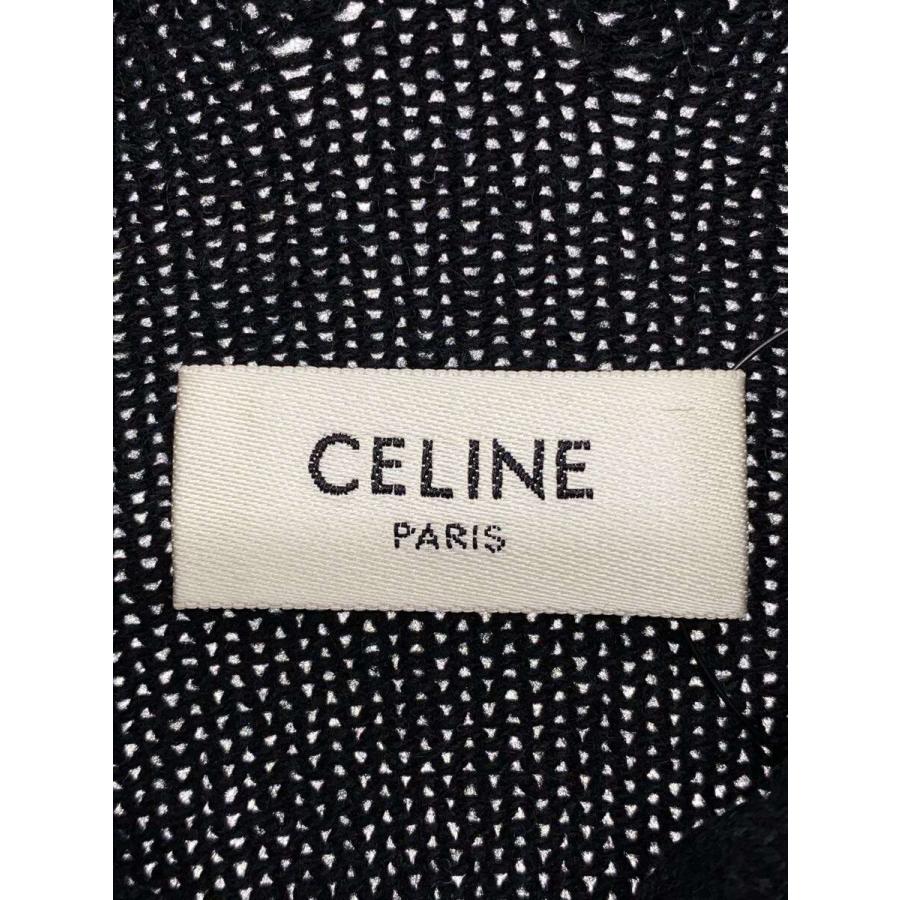 CELINE◆ニットフーディー/パーカー/XS/カシミア/BLK/無地/2a65l373nの画像