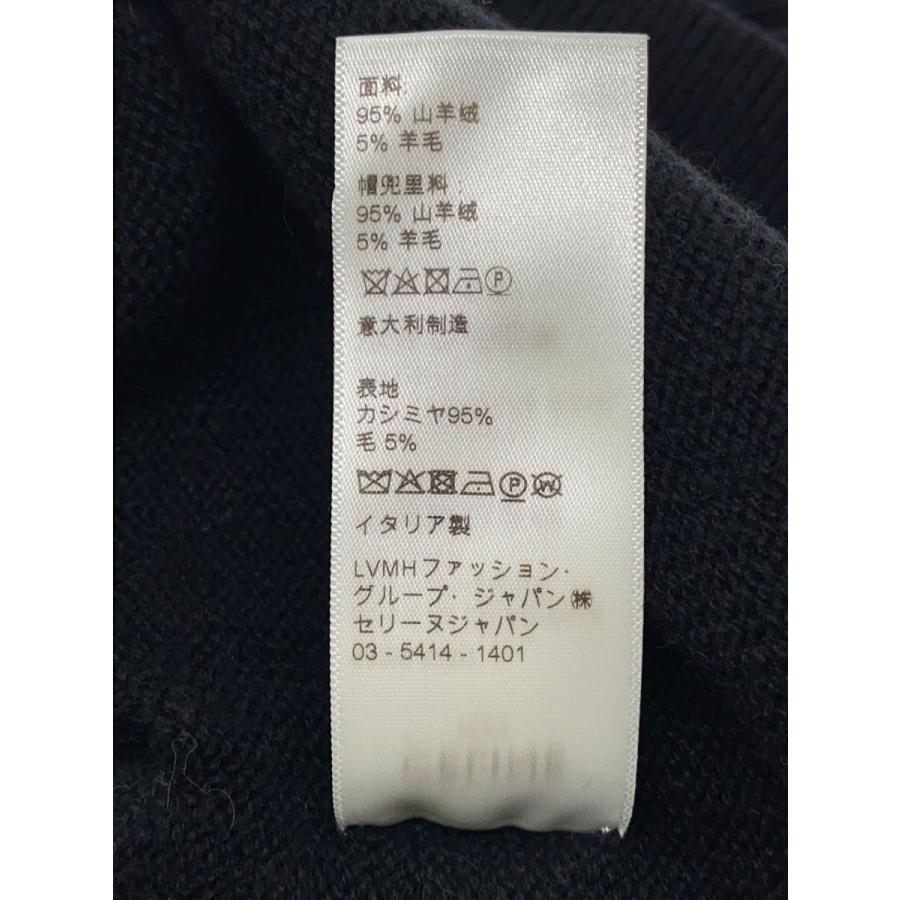 CELINE◆ニットフーディー/パーカー/XS/カシミア/BLK/無地/2a65l373nの画像