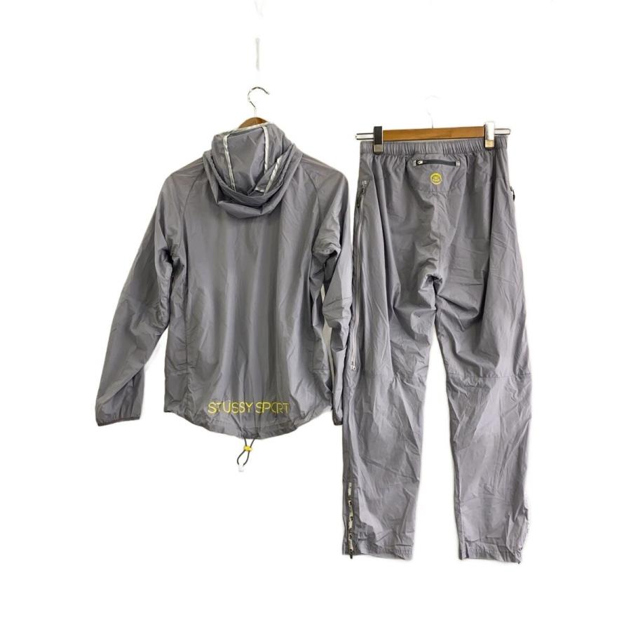 STUSSY◇セットアップ/M/ナイロン/GRY/無地 : セカンドストリートYahoo