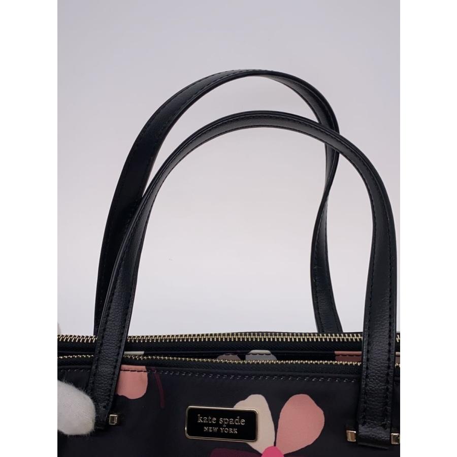 kate spade new york◇トートバッグ/ナイロン/BLK// : セカンド