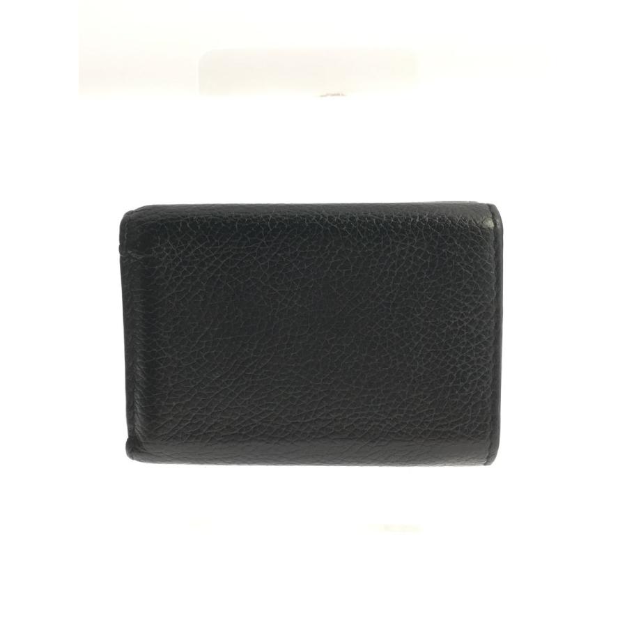 BALENCIAGA◆CASH MINI WALLET/3つ折り財布/レザー/BLK/メンズ｜ssol-shopping｜02