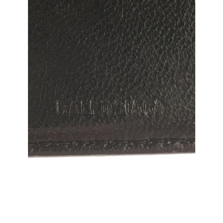 BALENCIAGA◆CASH MINI WALLET/3つ折り財布/レザー/BLK/メンズ｜ssol-shopping｜03