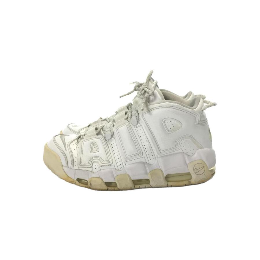 NIKE◇AIR MORE UPTEMPO /エアモアアップテンポ/ホワイト