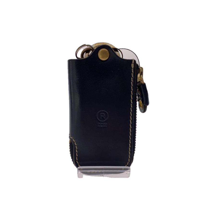 PORCO ROSSO レザーキーケース 黒 PORCO ROSSO/ポルコロッソ/キーケース/レザー/ブラック