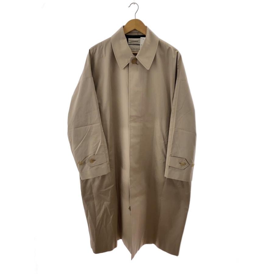 MARKAWARE◇SINGLE TRENCH COAT/ステンカラーコート/1/コットン