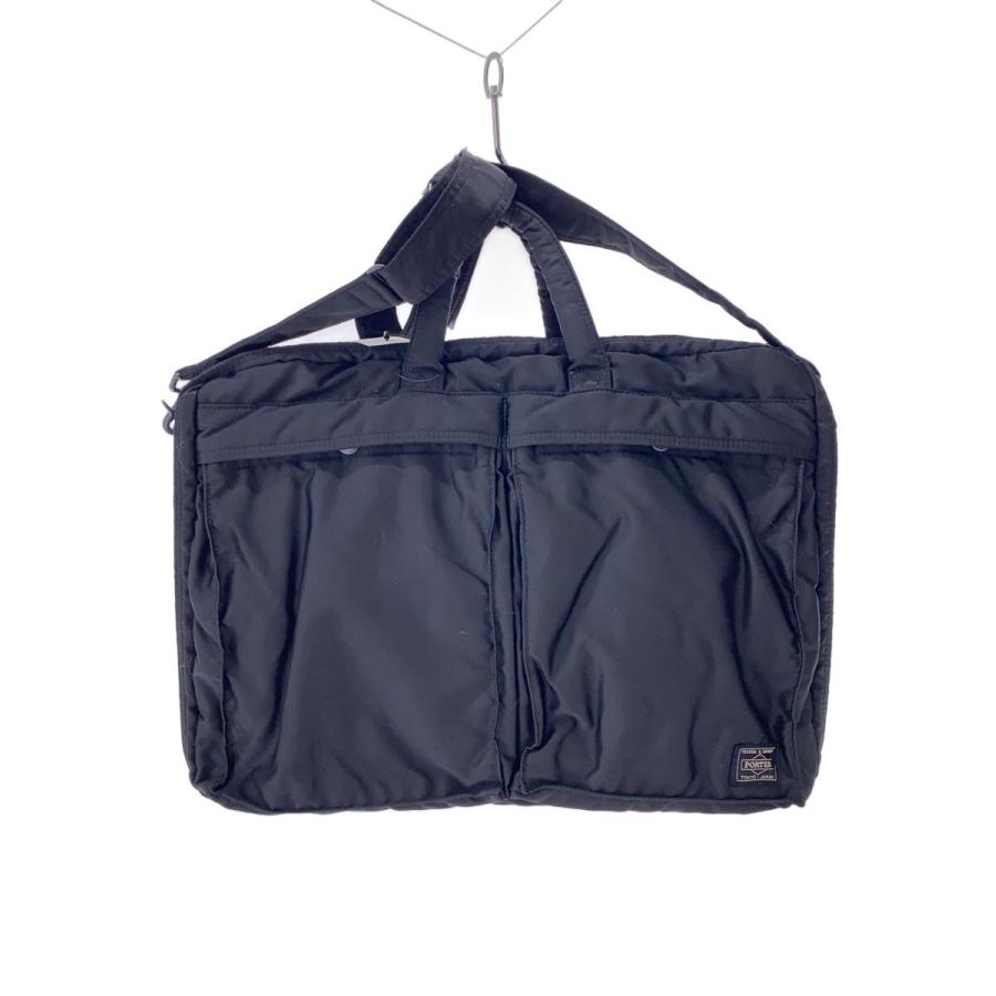 【美品】ポーター　タンカー　2way ビジネスバッグ　ショルダー　ナイロン　黒 PORTER ポーター タンカー 2WAYショルダー ビジネスバッグ