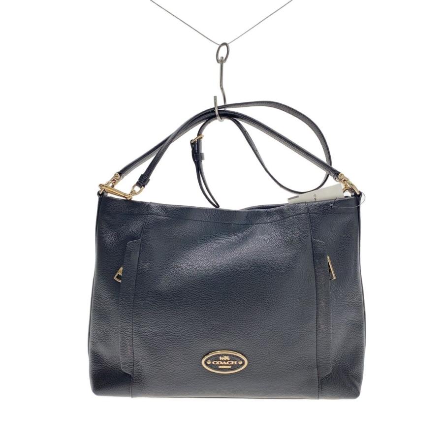 COACH コーチ ハンドバッグ ショルダーバッグ２WAY タイプ 黒 COACH◇2WAY/ショルダーバッグ/ハンドバッグ/レザー/ブラック