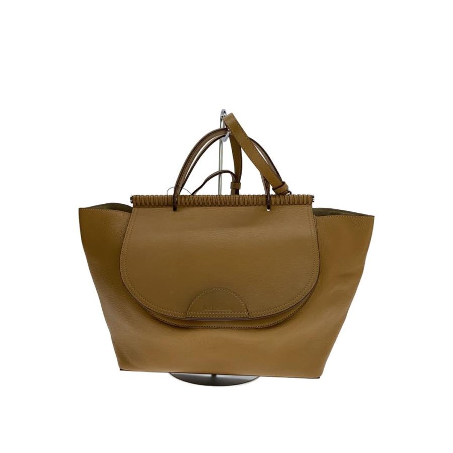 J&M DAVIDSON◇2WAY/ショルダーバッグ/ハンドバッグ/レザー/ベージュ