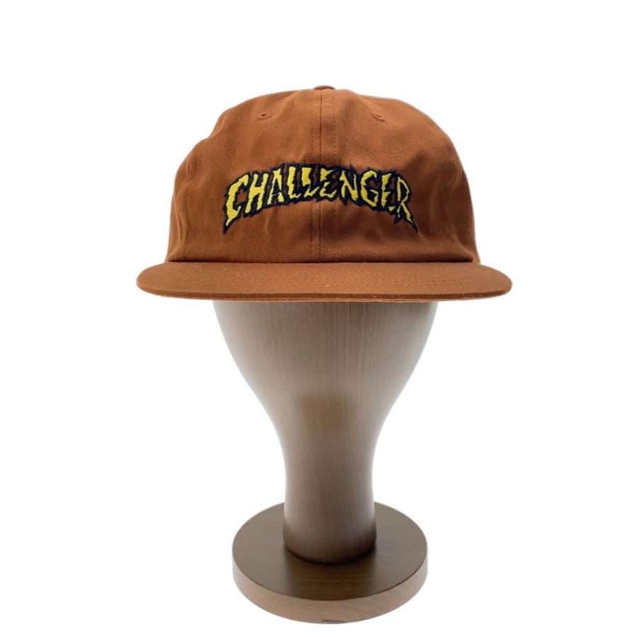 CHALLENGER◇CRASH LOGO CAP/キャップ/FREE/コットン/ブラウン/メンズ