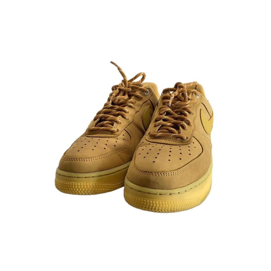 NIKE◇AIR FORCE 1 07 WB/Flax/Wheat/エアフォース/キャメル/CJ9179