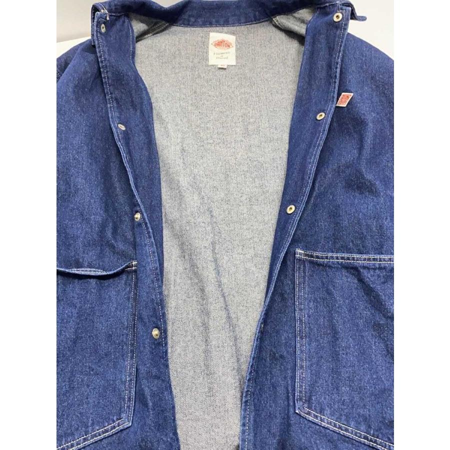 DANTON◇COVERALL SHIRT/DENIM SHIRT JACKET/カバーオール/40/DT-B0400
