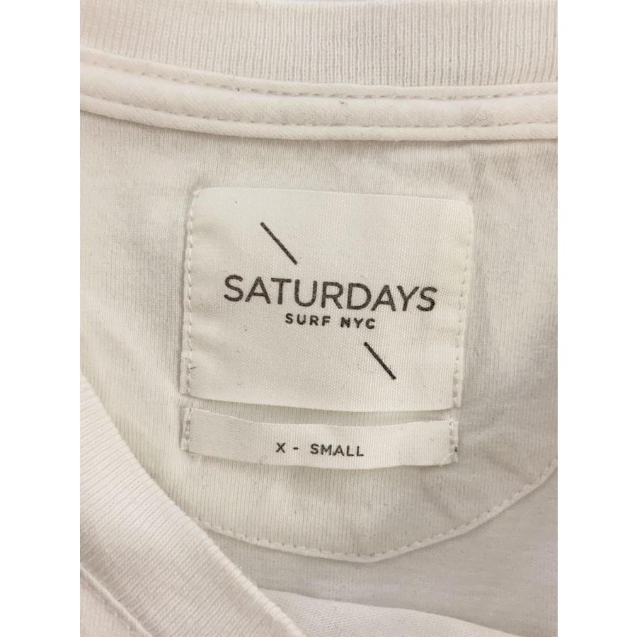 Saturdays NYC(SATURDAYS SURF NYC)◆Tシャツ/XS/コットン/WHT/無地/BBM-1614-A｜ssol-shopping｜03