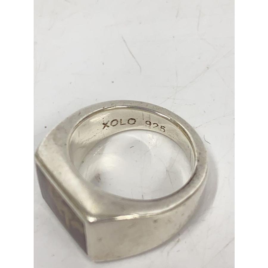 XOLO JEWELRY◇SIGNET RING/花/リング/SV925/9号/SLV/メンズ