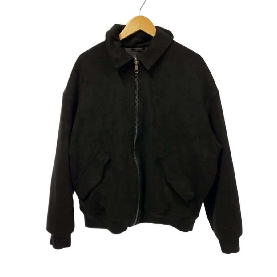 zara フェイクスエードジャケット ブラック M ZARA◇フェイクスエードキルティングジャケット/ブルゾン/XL