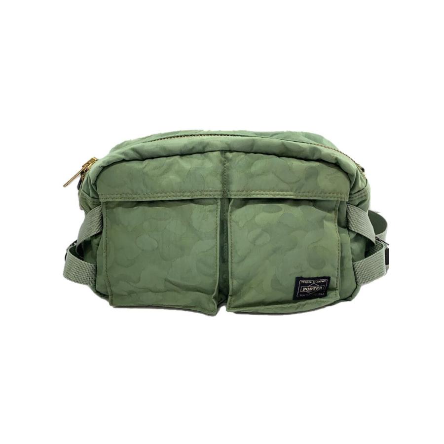 A BATHING APE◇A APE/PORTER/ウエストバッグ/ナイロン/GRN : セカンド 